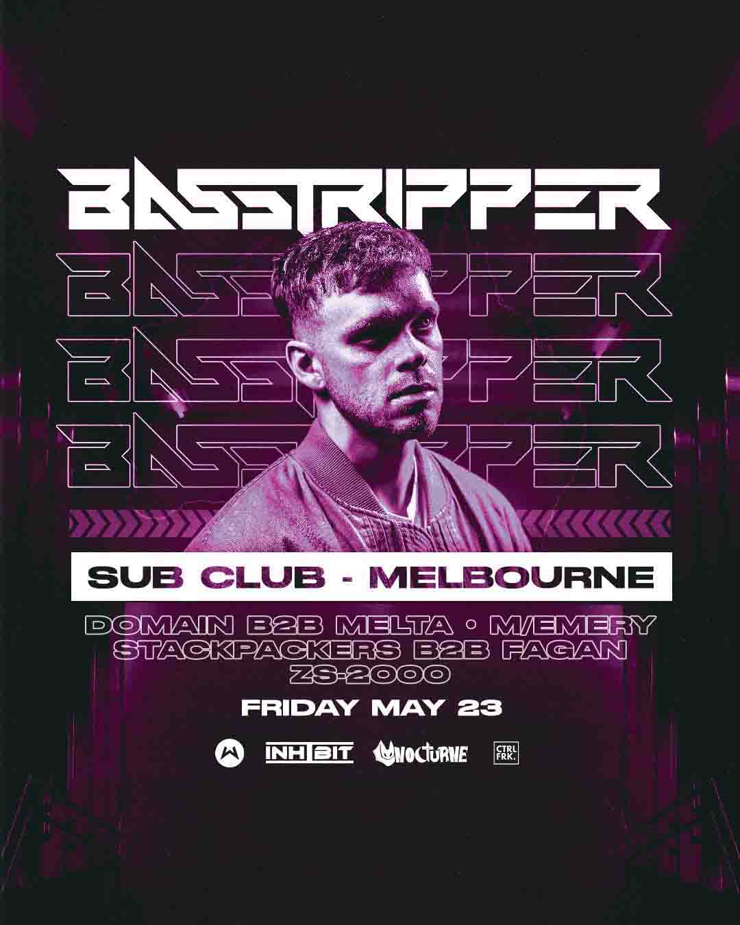 Inhibit and Nocturne Present Basstripper at Sub Club
