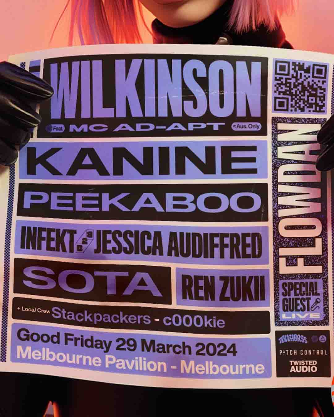 Pitch Control and Twisted Audio Present Touch Bass 2024 at Melbourne Pavillion